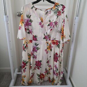 OLD NAVY PLUS SIZE FLORAL DRESS (1X)
